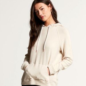 Volcom Lived In Lounge Hoodie / Oversized Sweatshirt / Cream / XL